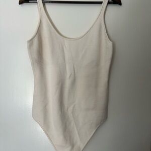 Victoria Secret Cream Knit Bodysuit